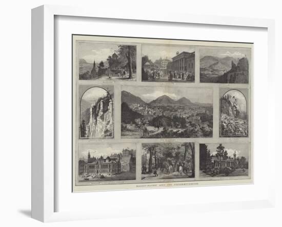 Baden-Baden and its Neighbourhood-null-Framed Giclee Print