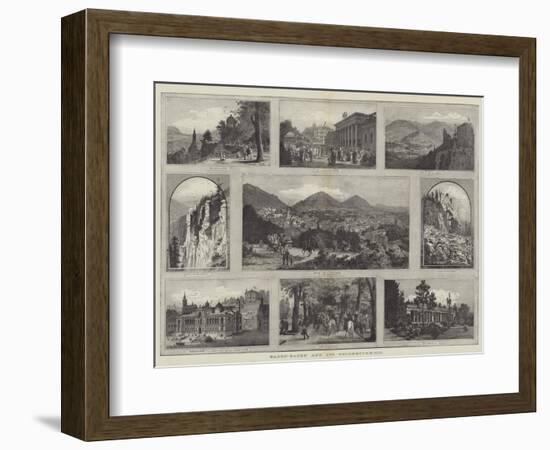 Baden-Baden and its Neighbourhood-null-Framed Giclee Print