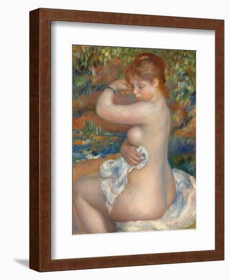 Badende. Baigneuse. 1888-Pierre-Auguste Renoir-Framed Giclee Print