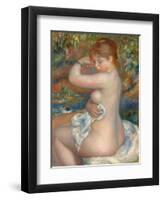 Badende. Baigneuse. 1888-Pierre-Auguste Renoir-Framed Giclee Print