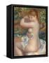 Badende. Baigneuse. 1888-Pierre-Auguste Renoir-Framed Stretched Canvas