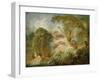 Badende Mädchen. Um 1772 - 1775-Jean Honoré Fragonard-Framed Giclee Print