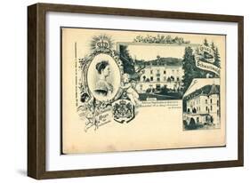 Badenweiler, Schloss Hausbaden, Königin Wilhelmine-null-Framed Giclee Print