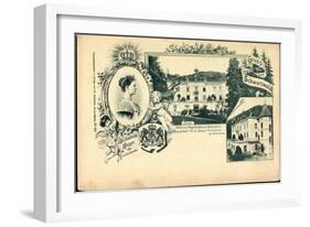 Badenweiler, Schloss Hausbaden, Königin Wilhelmine-null-Framed Giclee Print