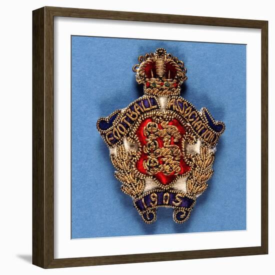 Badge from the Football Assocation, 1905-null-Framed Giclee Print