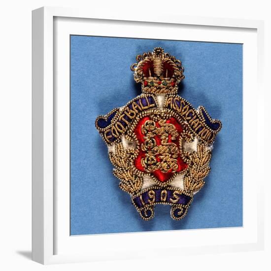 Badge from the Football Assocation, 1905-null-Framed Giclee Print