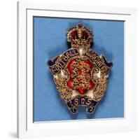 Badge from the Football Assocation, 1905-null-Framed Giclee Print