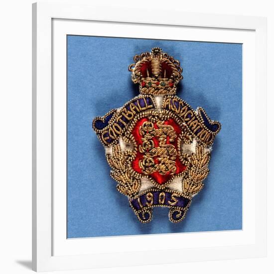 Badge from the Football Assocation, 1905-null-Framed Giclee Print