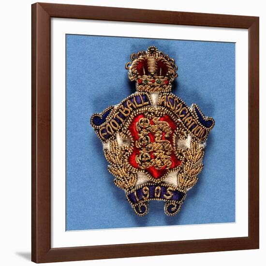 Badge from the Football Assocation, 1905-null-Framed Giclee Print