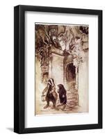 Badger and Mole, Willow-Arthur Rackham-Framed Photographic Print