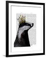 Badger King-Fab Funky-Framed Art Print