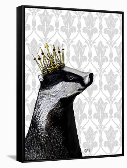 Badger King-Fab Funky-Framed Stretched Canvas