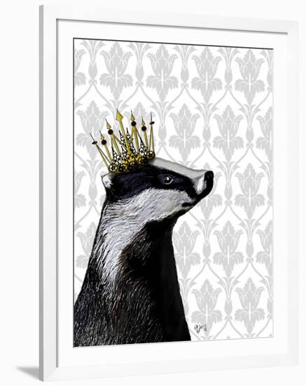 Badger King-Fab Funky-Framed Art Print