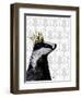 Badger King-Fab Funky-Framed Art Print