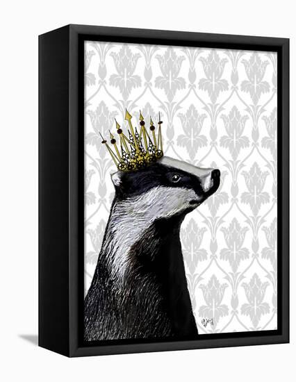 Badger King-Fab Funky-Framed Stretched Canvas