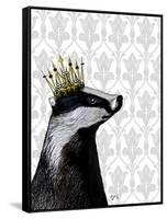 Badger King-Fab Funky-Framed Stretched Canvas