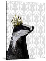 Badger King-Fab Funky-Stretched Canvas