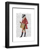 Badger Minstrel-Fab Funky-Framed Art Print