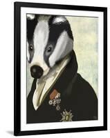 Badger the Hero-Fab Funky-Framed Art Print