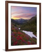 Badger Valley Sunrise, Olympic National Park, Washington, USA-Gary Luhm-Framed Photographic Print