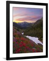 Badger Valley Sunrise, Olympic National Park, Washington, USA-Gary Luhm-Framed Photographic Print