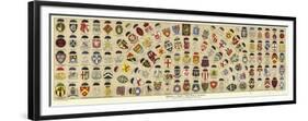 Badges and Caps of British Public Schools-Albert Lambert-Framed Premium Giclee Print