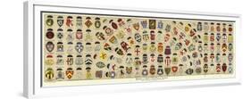 Badges and Caps of British Public Schools-Albert Lambert-Framed Premium Giclee Print
