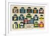 Badges Caps and Colours of English County Cricket Clubs-Alfred Lambert-Framed Photographic Print