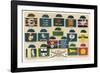 Badges Caps and Colours of English County Cricket Clubs-Alfred Lambert-Framed Photographic Print