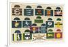 Badges Caps and Colours of English County Cricket Clubs-Alfred Lambert-Framed Photographic Print