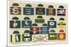 Badges Caps and Colours of English County Cricket Clubs-Alfred Lambert-Mounted Photographic Print