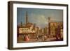 Badia Fiorentina and the Bargello, Florence-Giuseppe Zocchi-Framed Giclee Print