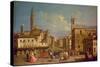 Badia Fiorentina and the Bargello, Florence-Giuseppe Zocchi-Stretched Canvas