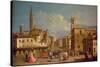 Badia Fiorentina and the Bargello, Florence-Giuseppe Zocchi-Stretched Canvas