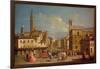 Badia Fiorentina and the Bargello, Florence-Giuseppe Zocchi-Framed Giclee Print