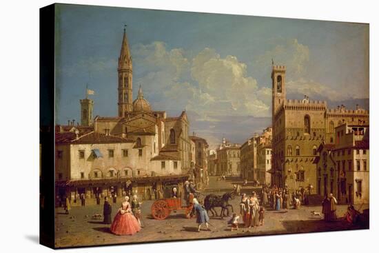 Badia Fiorentina and the Bargello, Florence-Giuseppe Zocchi-Stretched Canvas