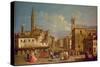 Badia Fiorentina and the Bargello, Florence-Giuseppe Zocchi-Stretched Canvas