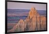 Badlands at Dawn, Badlands National Park, South Dakota, United States of America, North America-James Hager-Framed Photographic Print