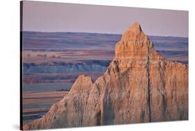 Badlands at Dawn, Badlands National Park, South Dakota, United States of America, North America-James Hager-Stretched Canvas