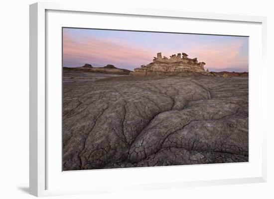 Badlands at Dawn, Bisti Wilderness, New Mexico, United States of America, North America-James Hager-Framed Photographic Print