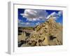 Badlands at Dinosaur Provincial Park in Alberta, Canada-Chuck Haney-Framed Photographic Print