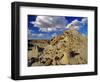 Badlands at Dinosaur Provincial Park in Alberta, Canada-Chuck Haney-Framed Photographic Print