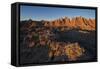 Badlands at First Light, Badlands National Park, South Dakota-James Hager-Framed Stretched Canvas