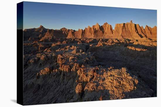 Badlands at First Light, Badlands National Park, South Dakota-James Hager-Stretched Canvas