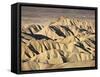 Badlands at Zabriskie Point, Death Valley National Park, California, USA-James Hager-Framed Stretched Canvas