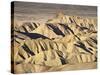 Badlands at Zabriskie Point, Death Valley National Park, California, USA-James Hager-Stretched Canvas