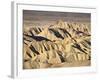 Badlands at Zabriskie Point, Death Valley National Park, California, USA-James Hager-Framed Photographic Print