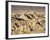 Badlands at Zabriskie Point, Death Valley National Park, California, USA-James Hager-Framed Photographic Print