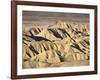 Badlands at Zabriskie Point, Death Valley National Park, California, USA-James Hager-Framed Photographic Print