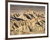 Badlands at Zabriskie Point, Death Valley National Park, California, USA-James Hager-Framed Photographic Print
